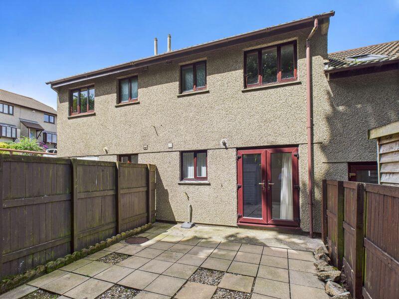 rear elevation and garden