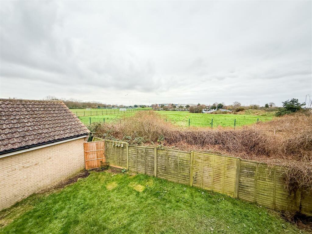 VIEWS TO REAR FROM BEDROOM ONE