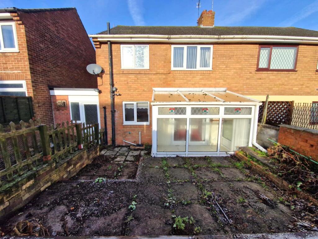 Rear of property