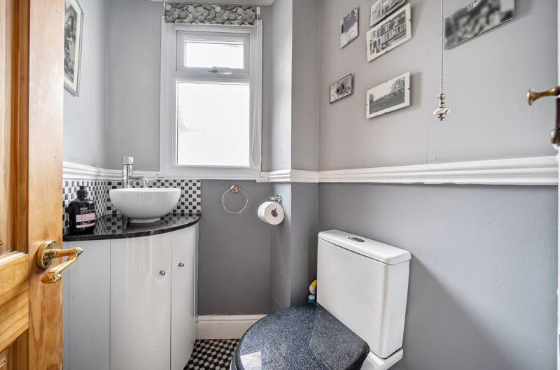 Ground floor cloakroom