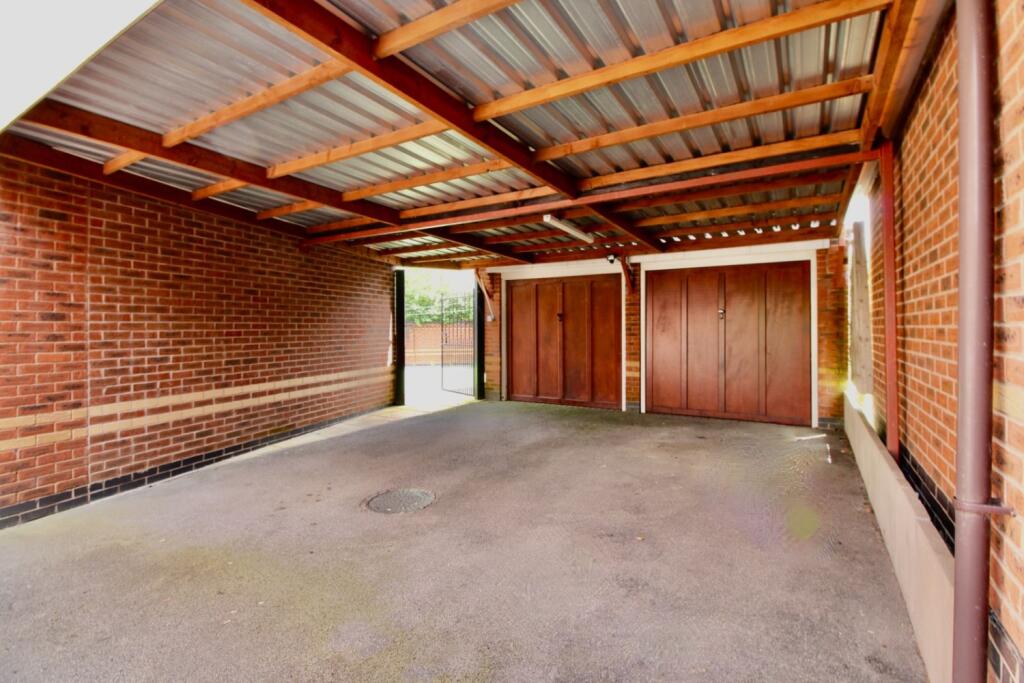 Off road parking and double garage