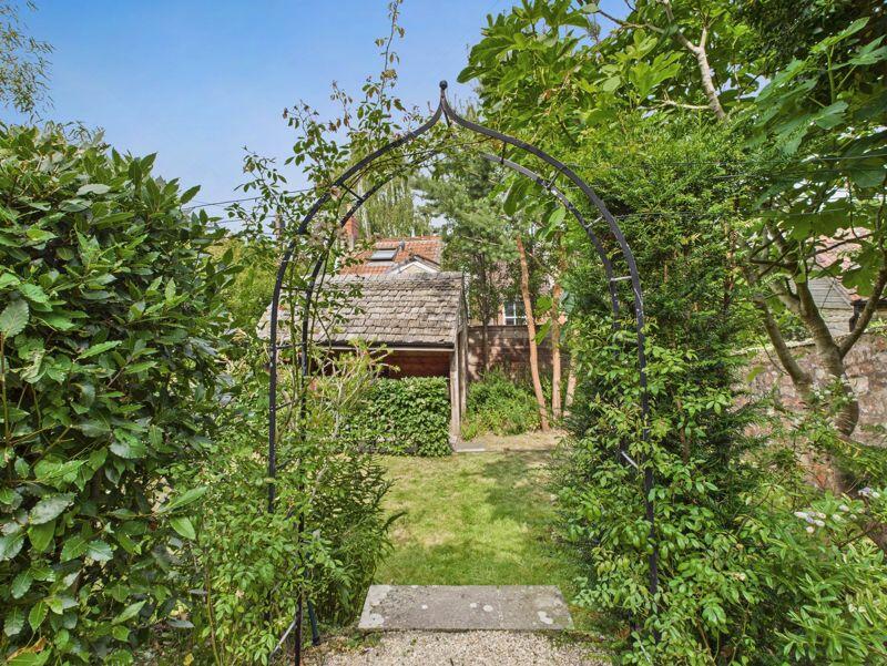 Steps to lower garden