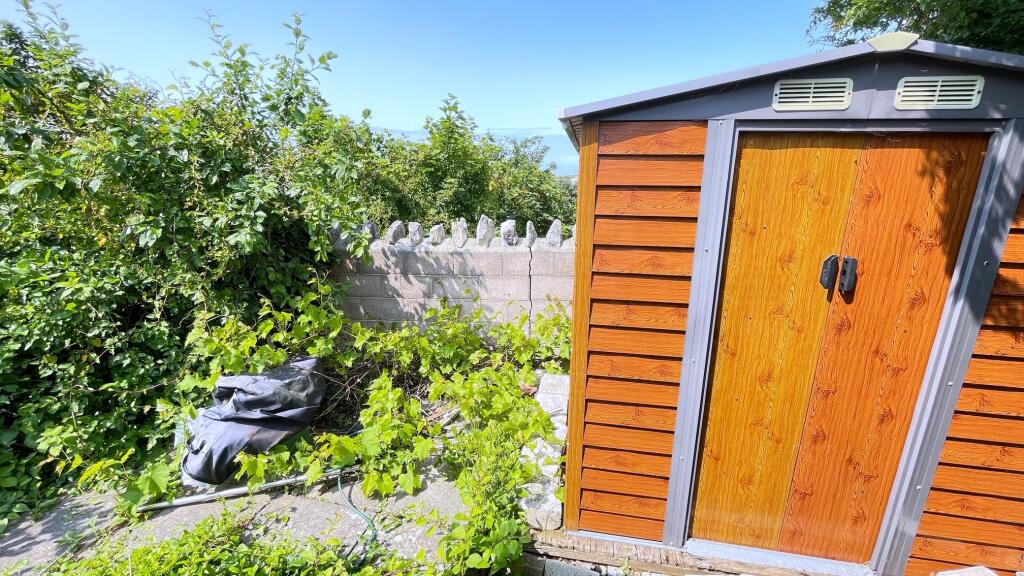 Side garden and Shed