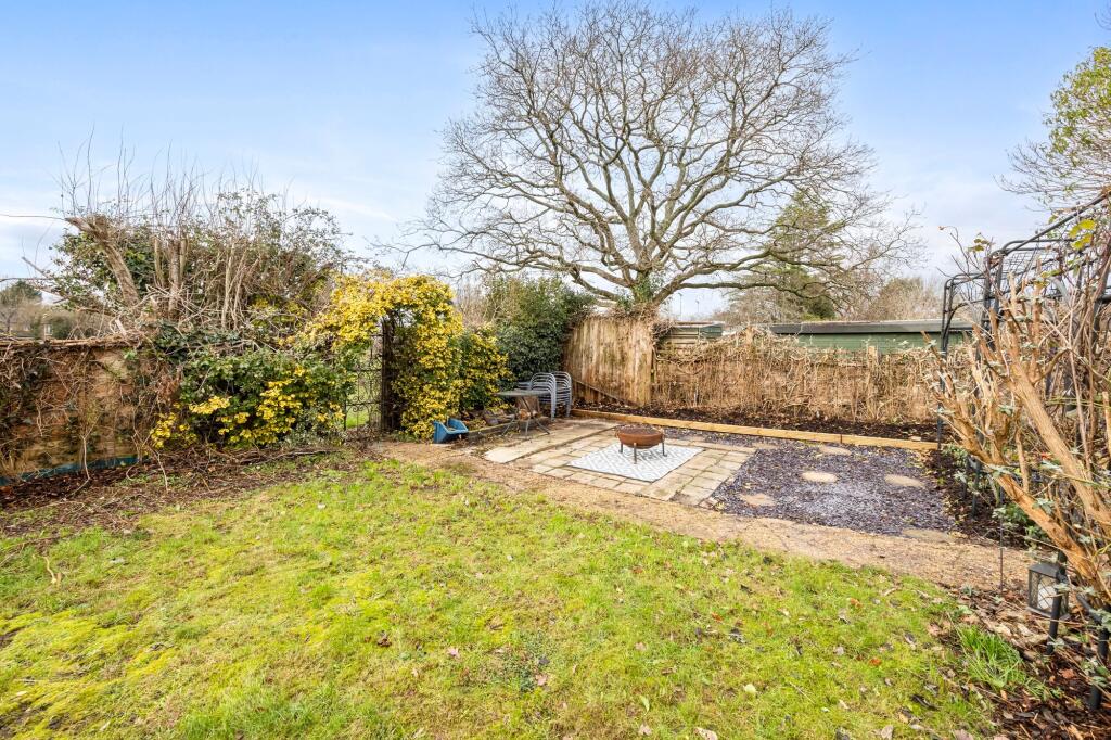 Rear garden
