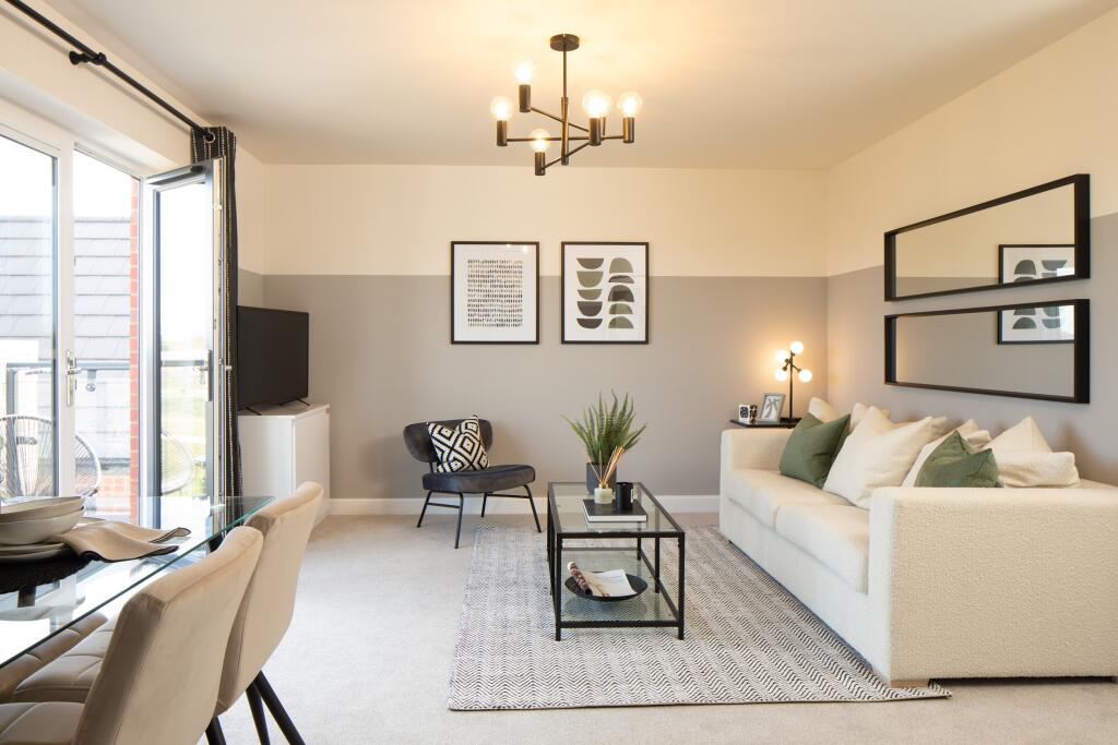 Apartment internal lounge diner