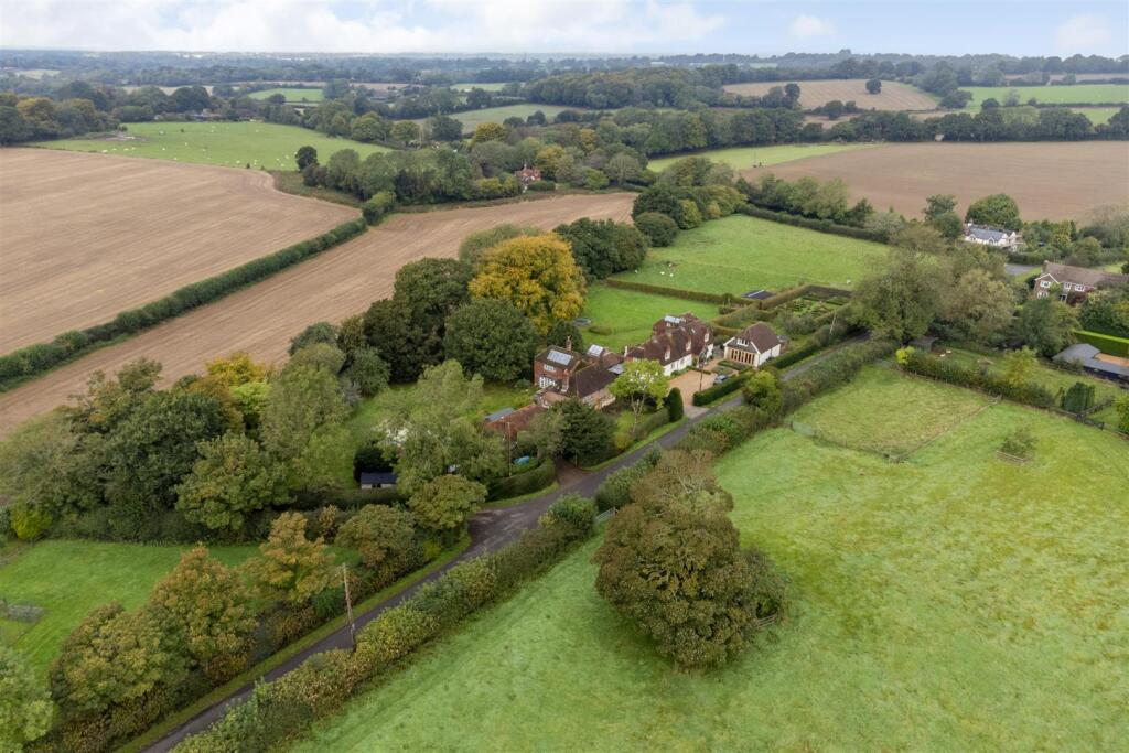 Aerial View of House