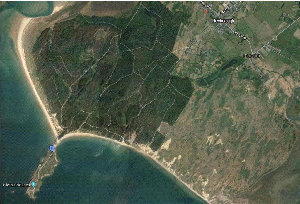Aerial Of Newborough