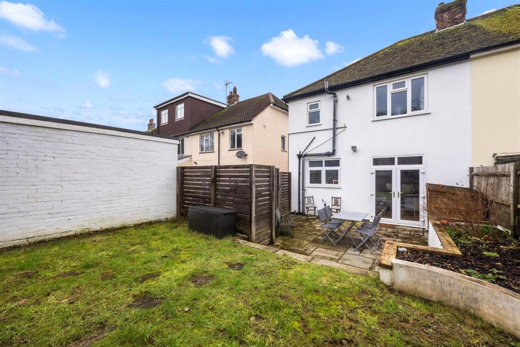 South facing rear garden