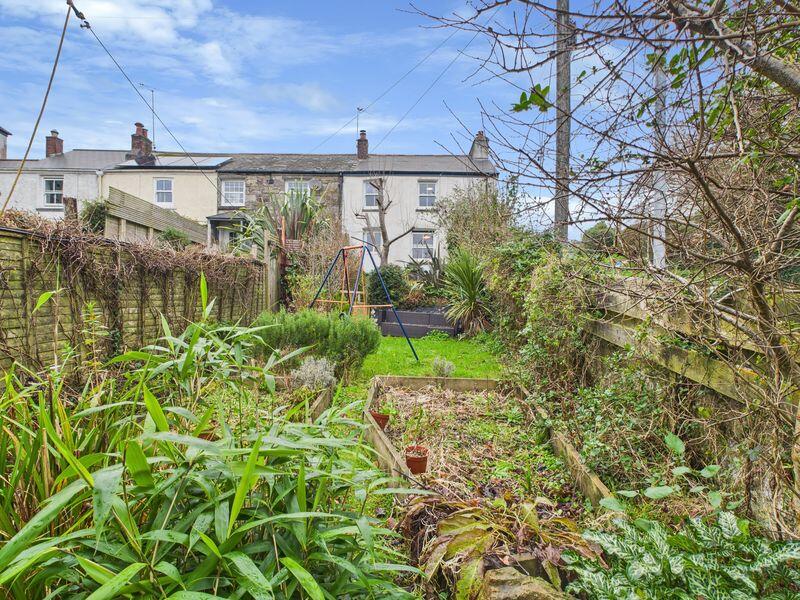 garden and rear elevation