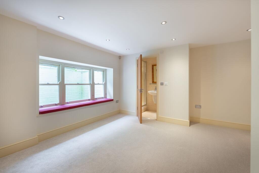 Bedroom one window seat