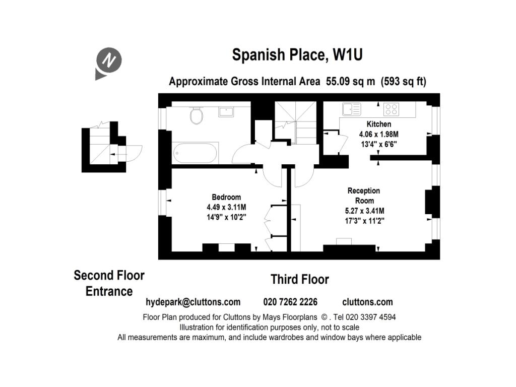 Spanish Place 3 W1