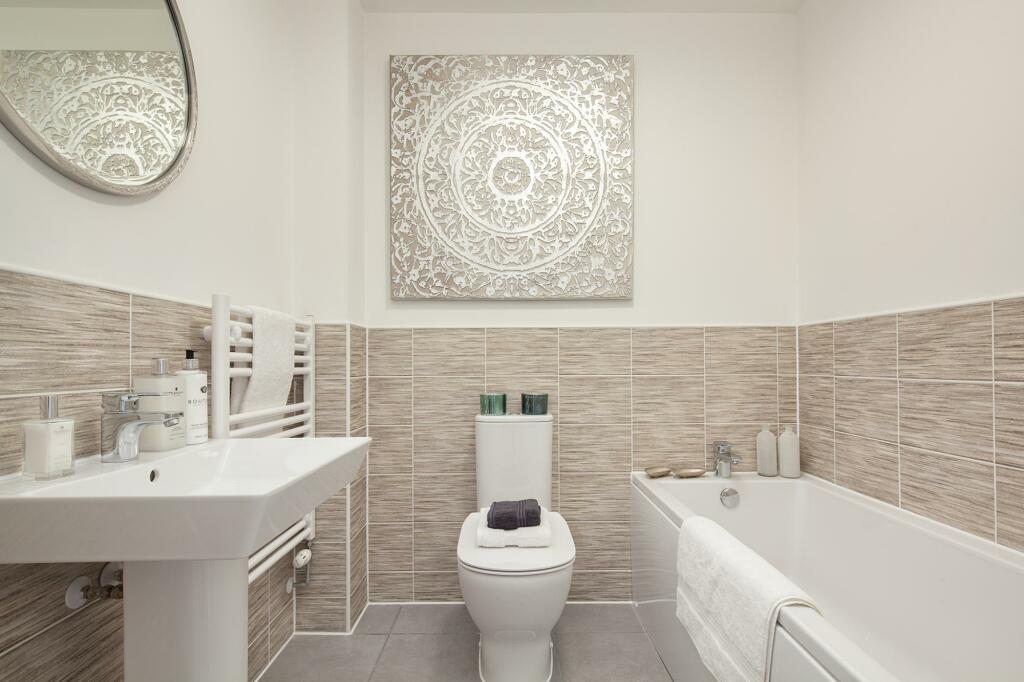 Bathroom in the Greenwood 3 bedroom home