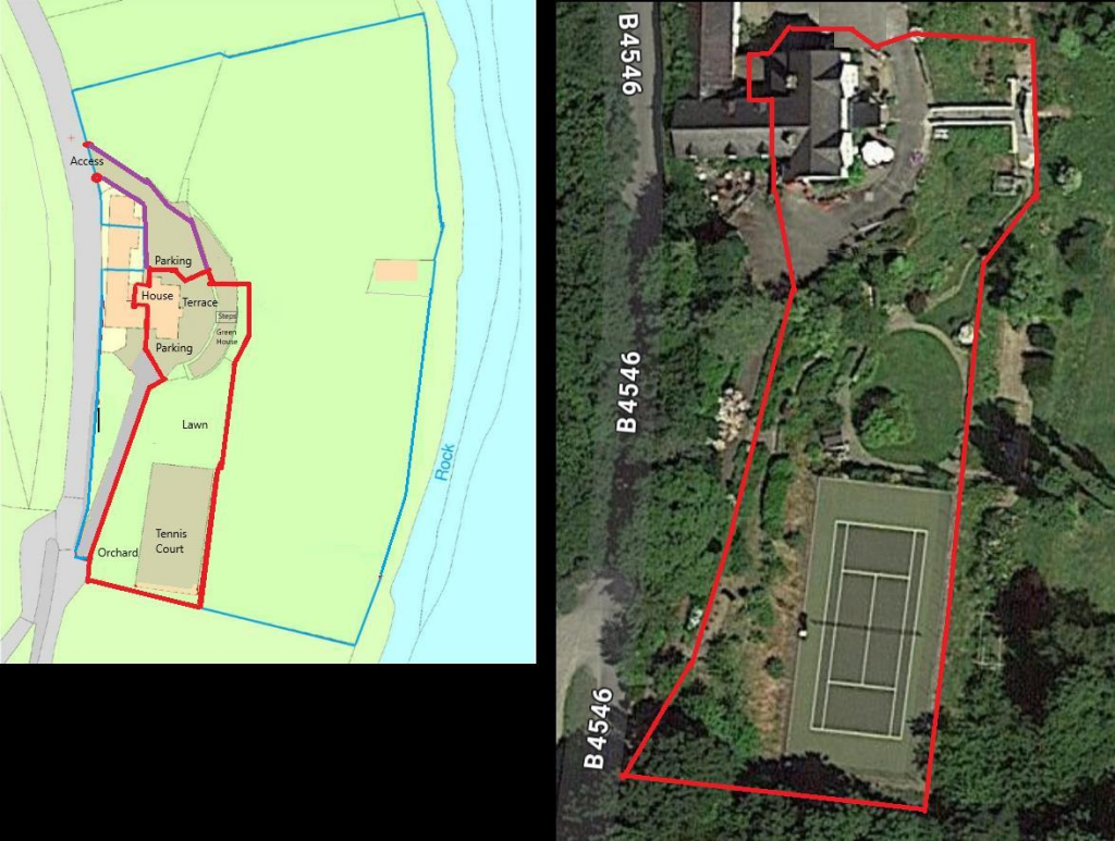 Glanteifi House - Advised Boundaries