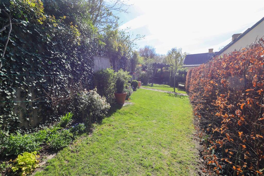 Lawned area
