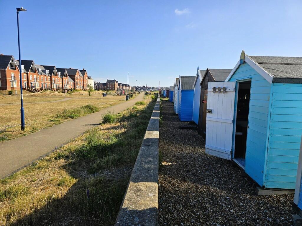 REAR OF HUT WITH ...