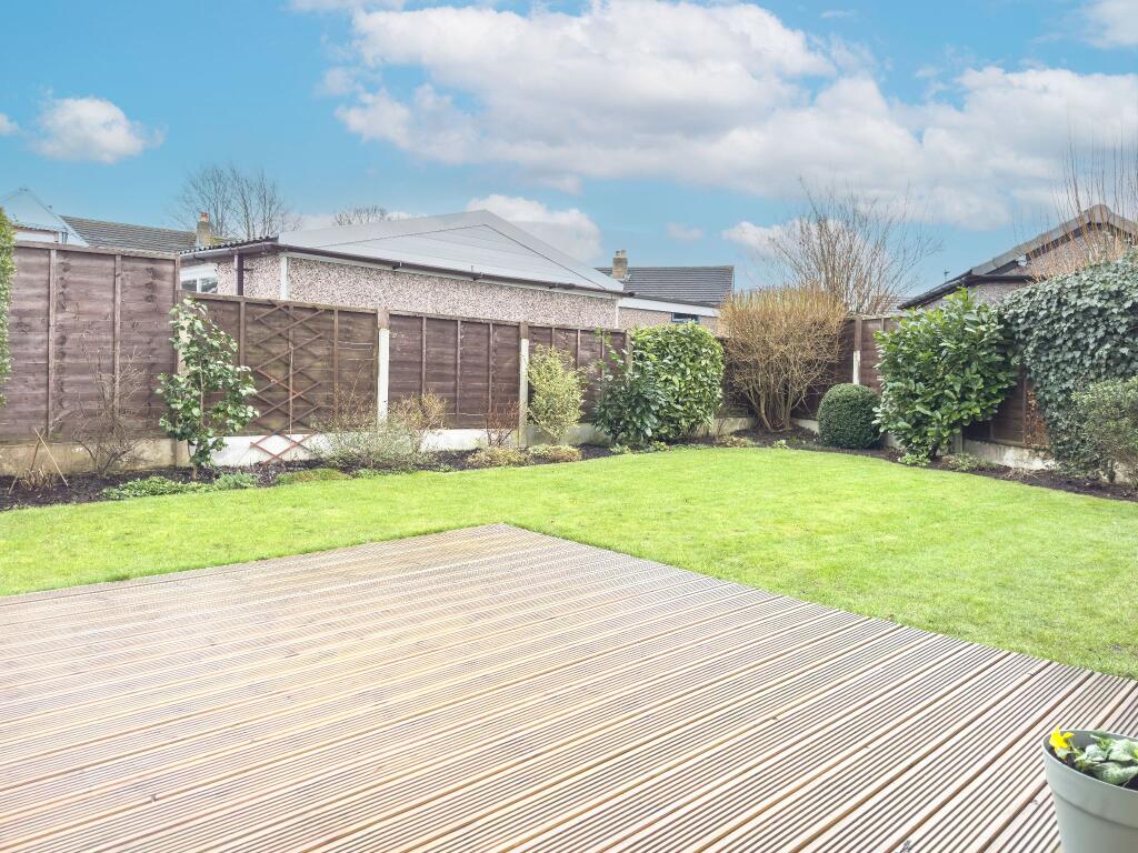 Rear garden