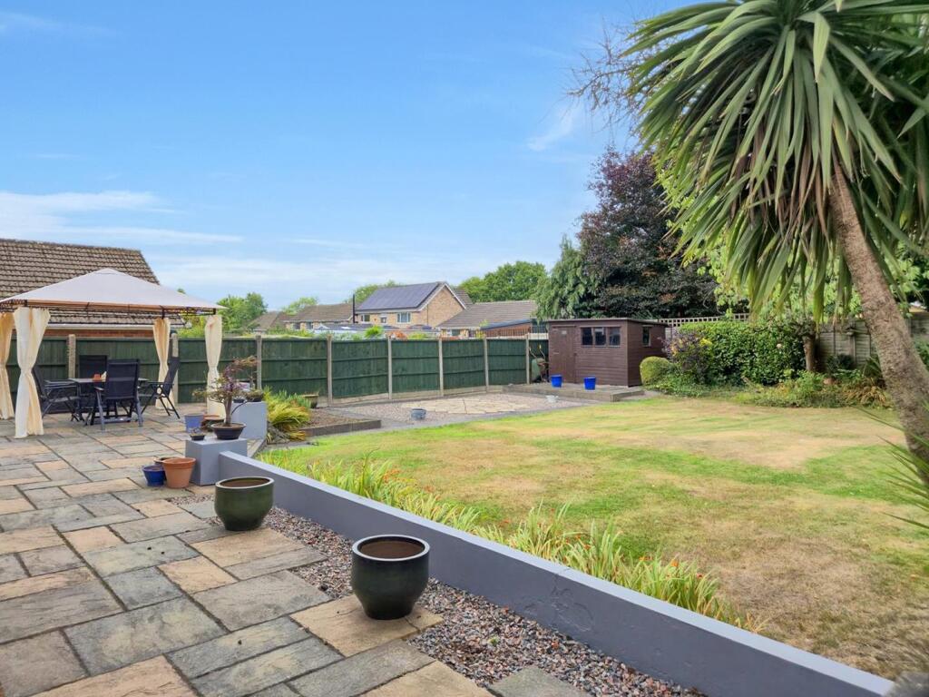 Private rear Garden