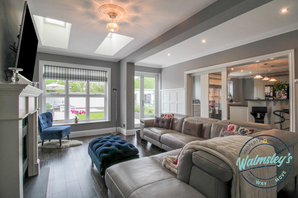 Family room with view to gardens