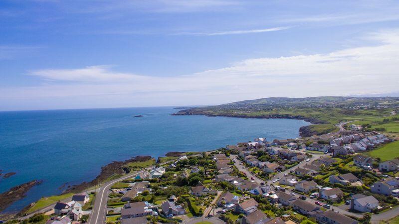 Aerial view of Bull Bay