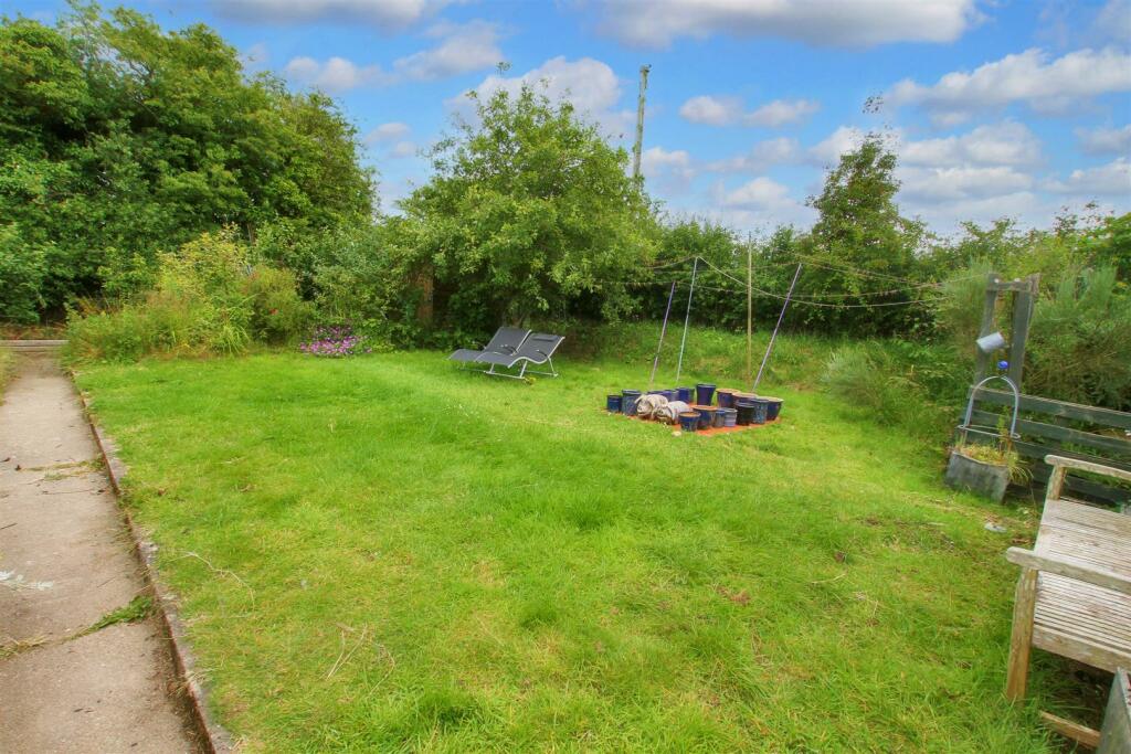 Rear garden