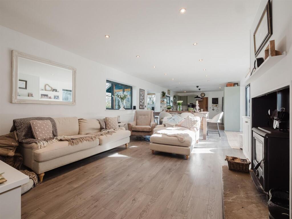 Living Room and Dining Kitchen