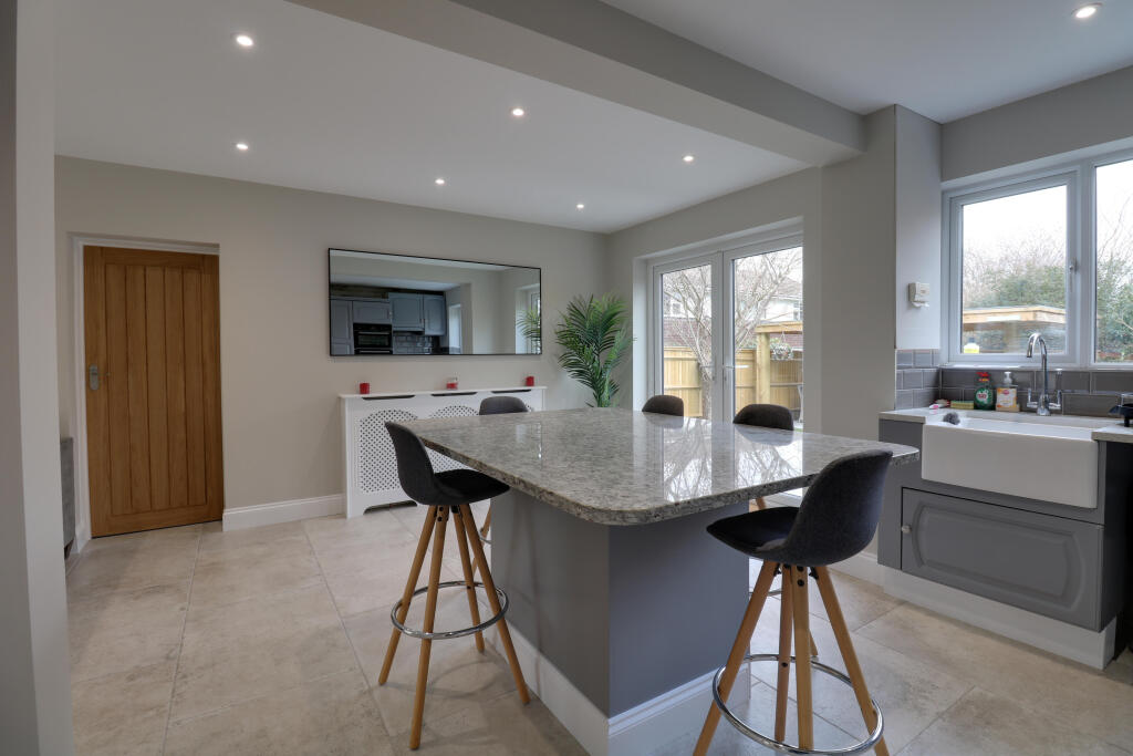 open plan kitchen