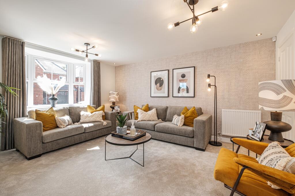 Bay-fronted lounge in an Exeter home