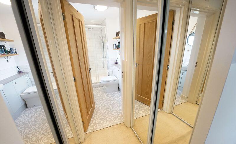 Through the dressing area