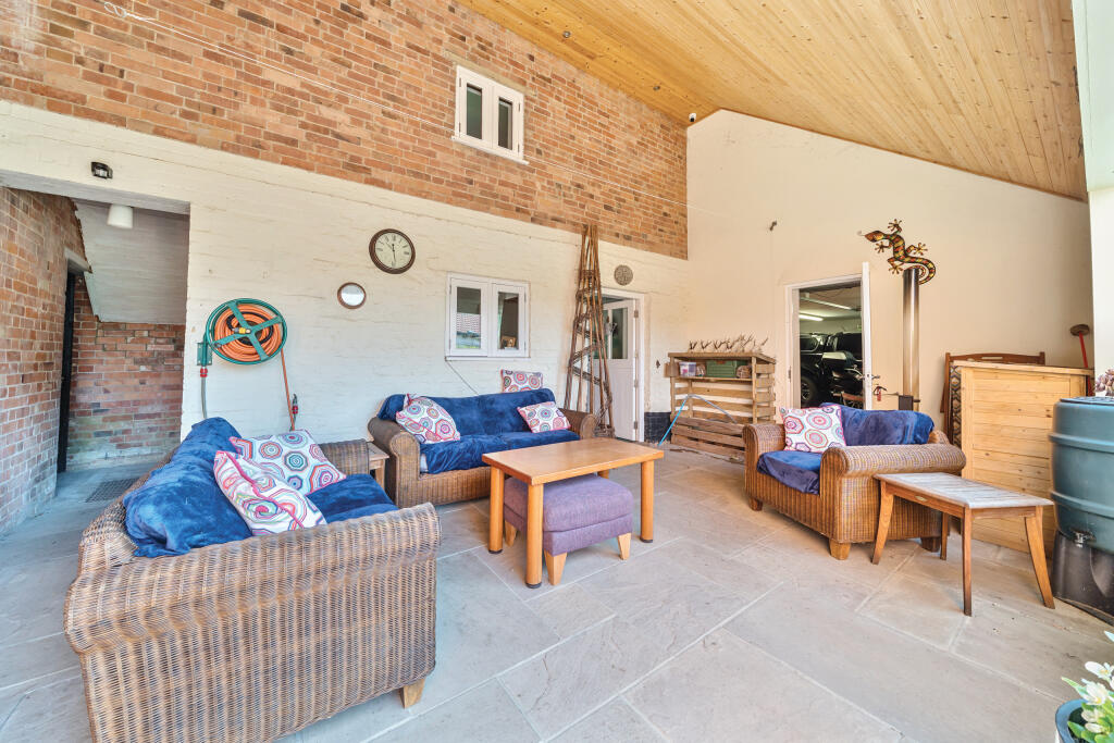 Covered BBQ Area
