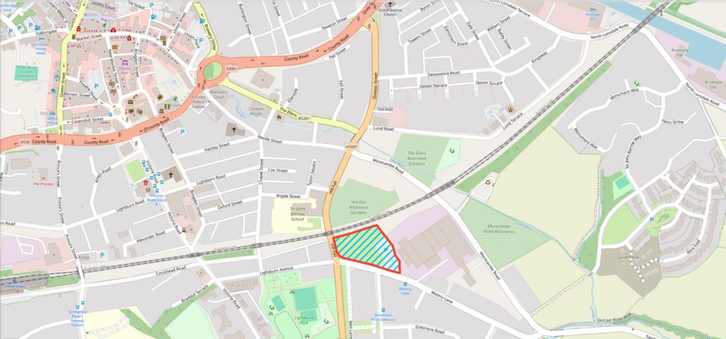 Watery Lane Site Map.png