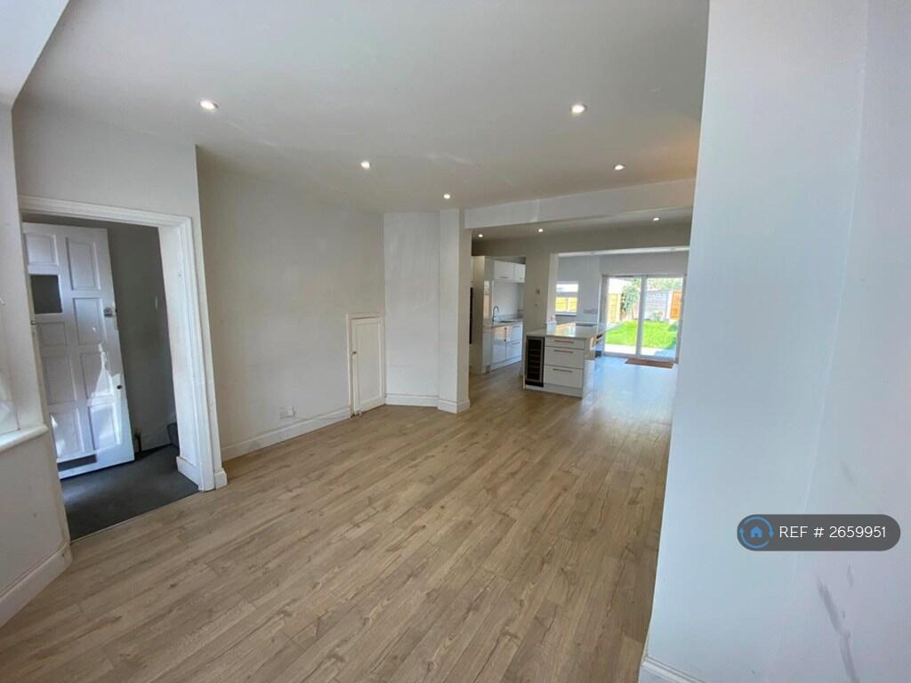 View Of Open Plan From Living Room/Kitchen