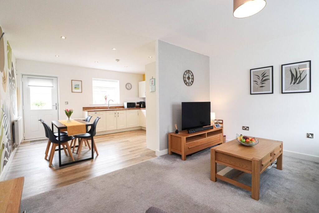 Lounge to Dining Kitchen