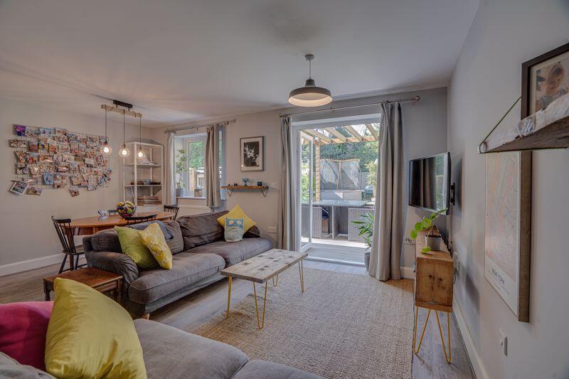 Lounge with Patio Doors to Garden