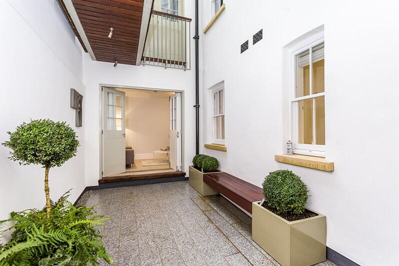 Private patio