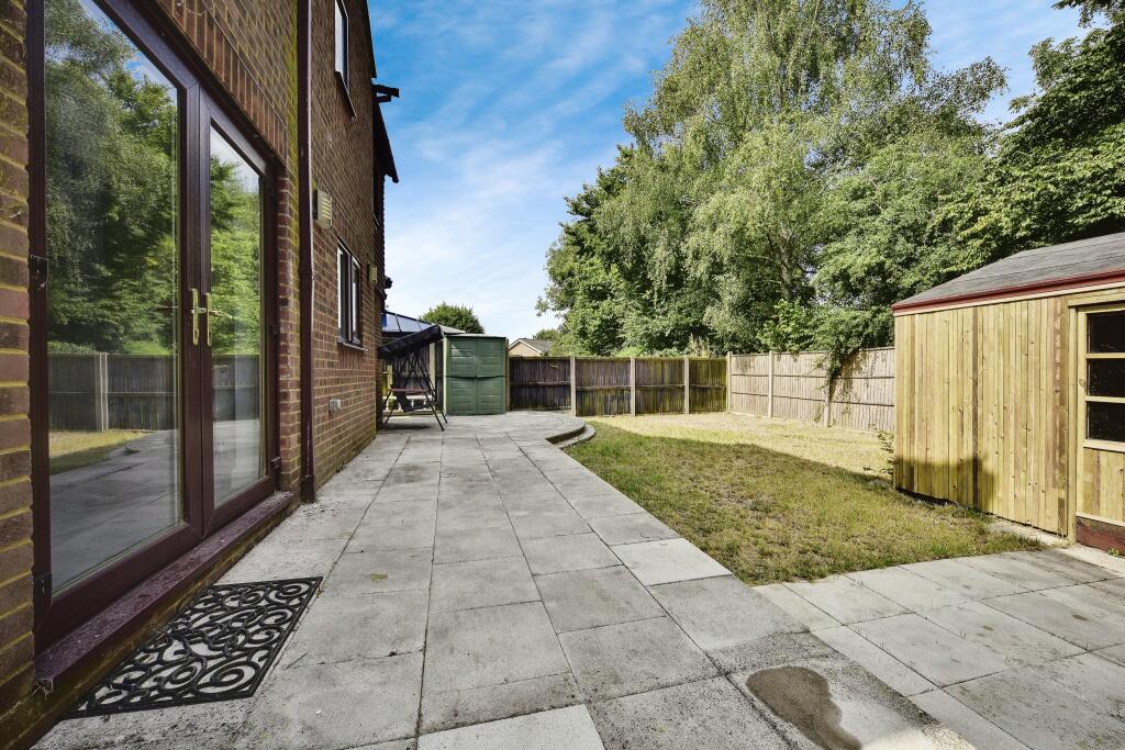 Private Rear Garden With Patio Area