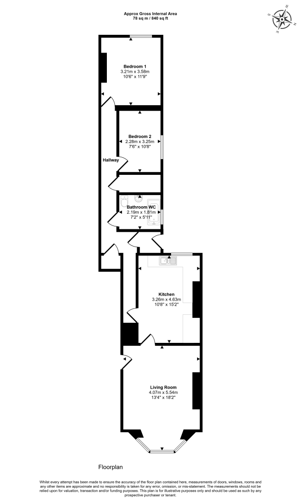 Flat 1, 9 Peel Street, Hull, East Yorkshire, HU3 1QR