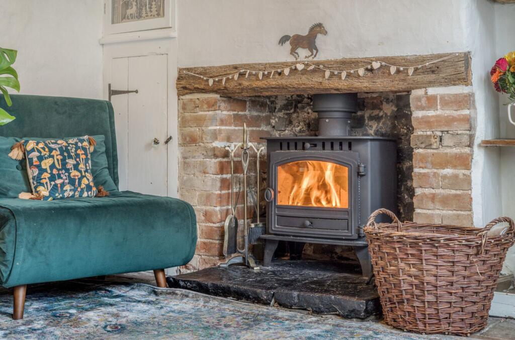 Open fireplace