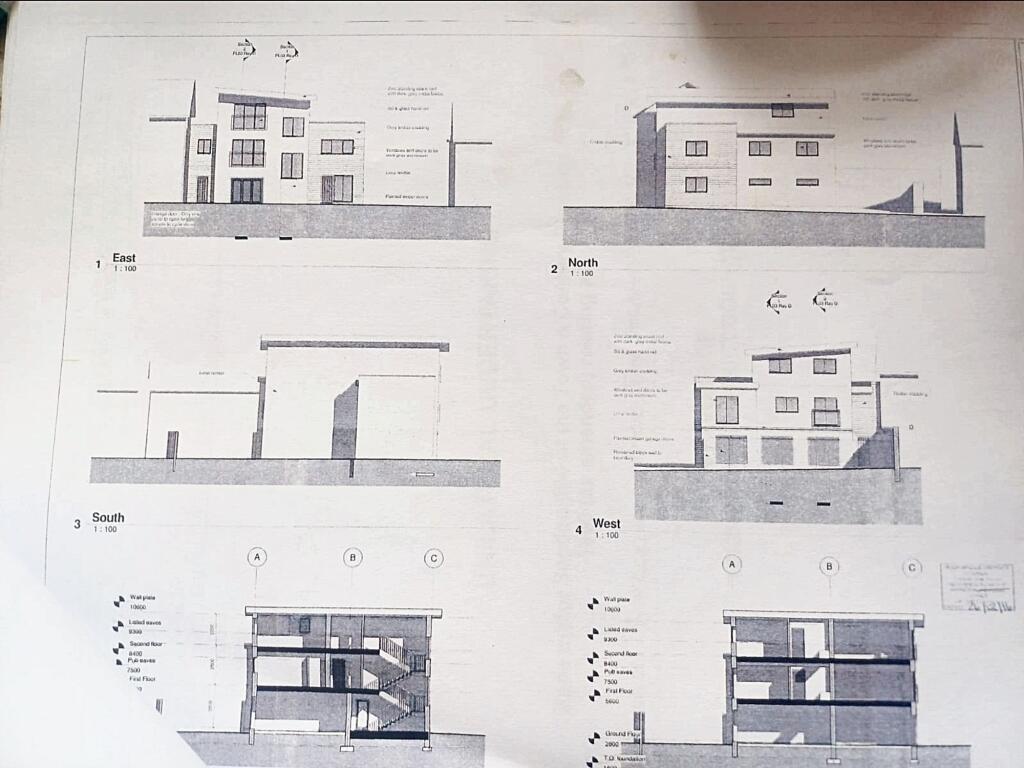 Drawings of proposed development