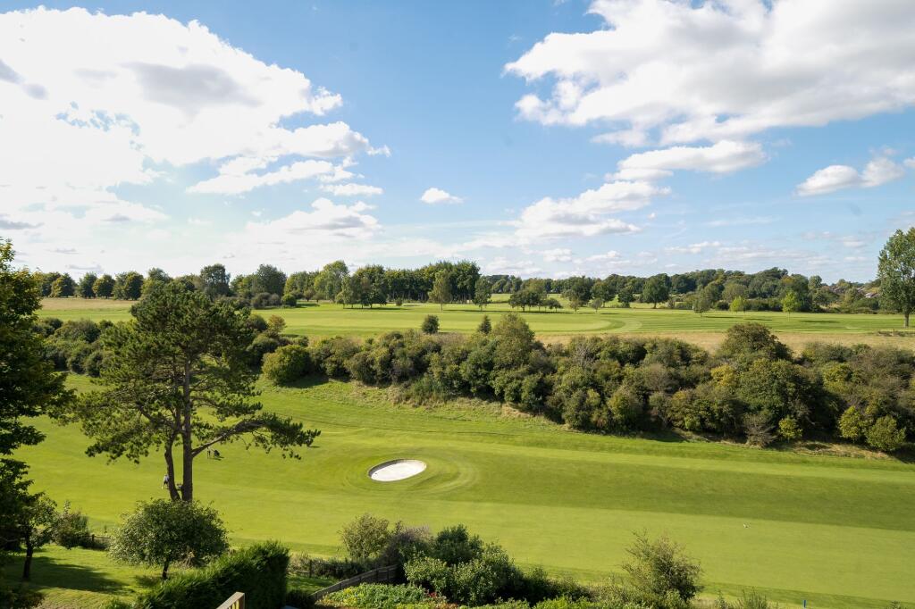 The View from the balcony over Royal Winchester Golf Club