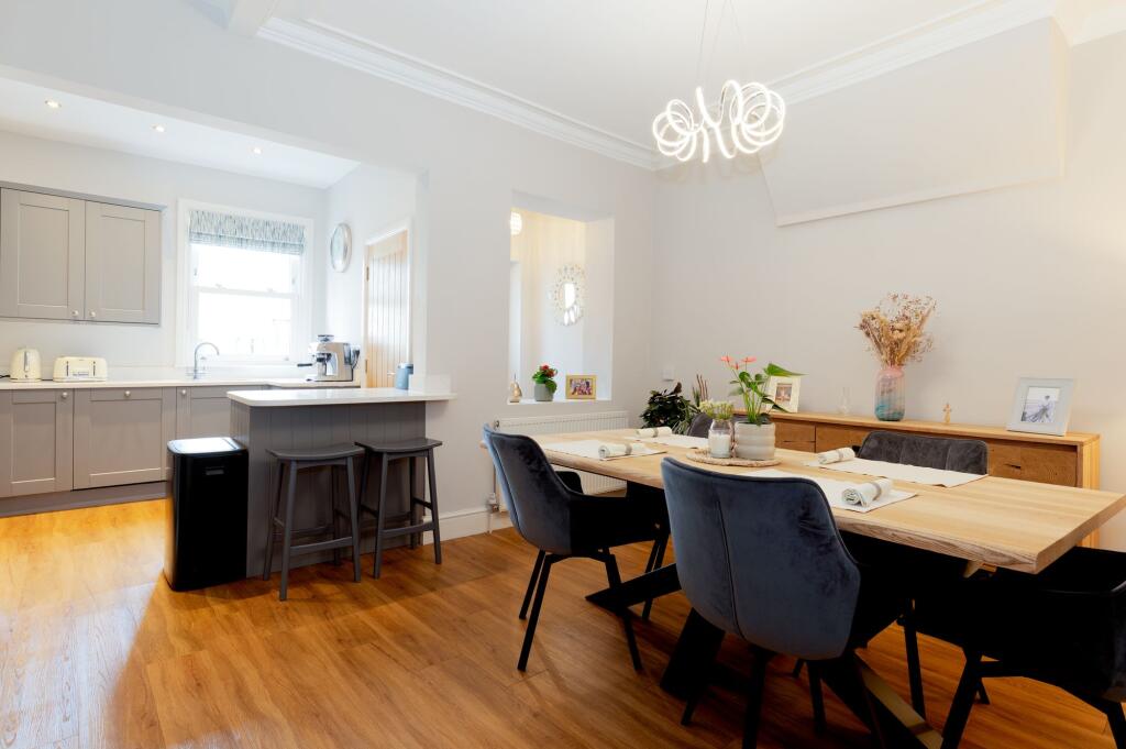 LOUNGE, KITCHEN AND DINER
