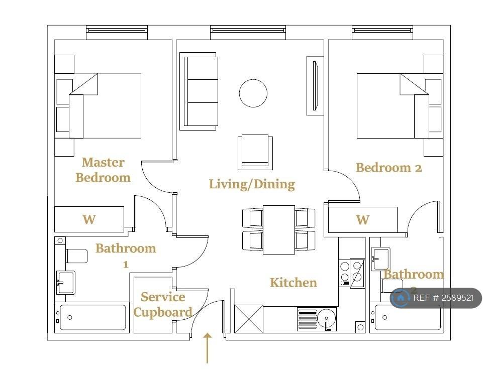 Indicative Only (Furniture Not Included)