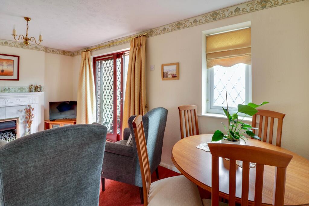 Dining space with window