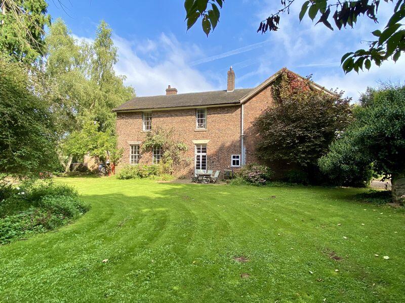 House from side garden
