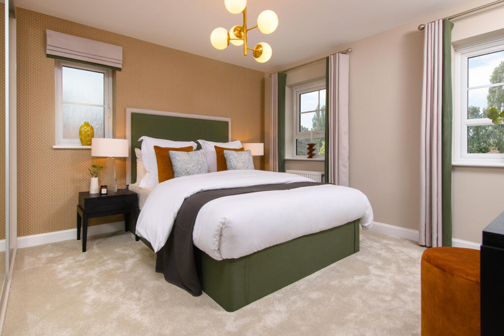 main bedroom of 4 bed radleigh home