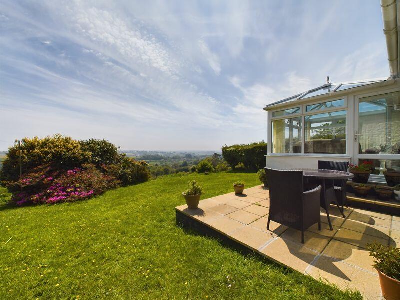 patio and view