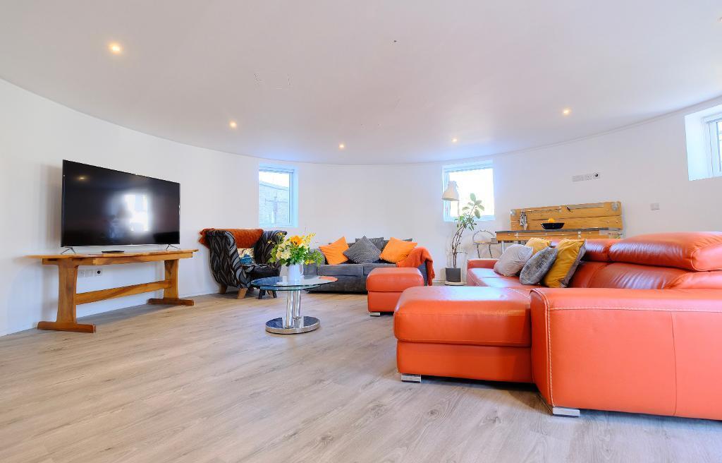 Cinema room with surround sound