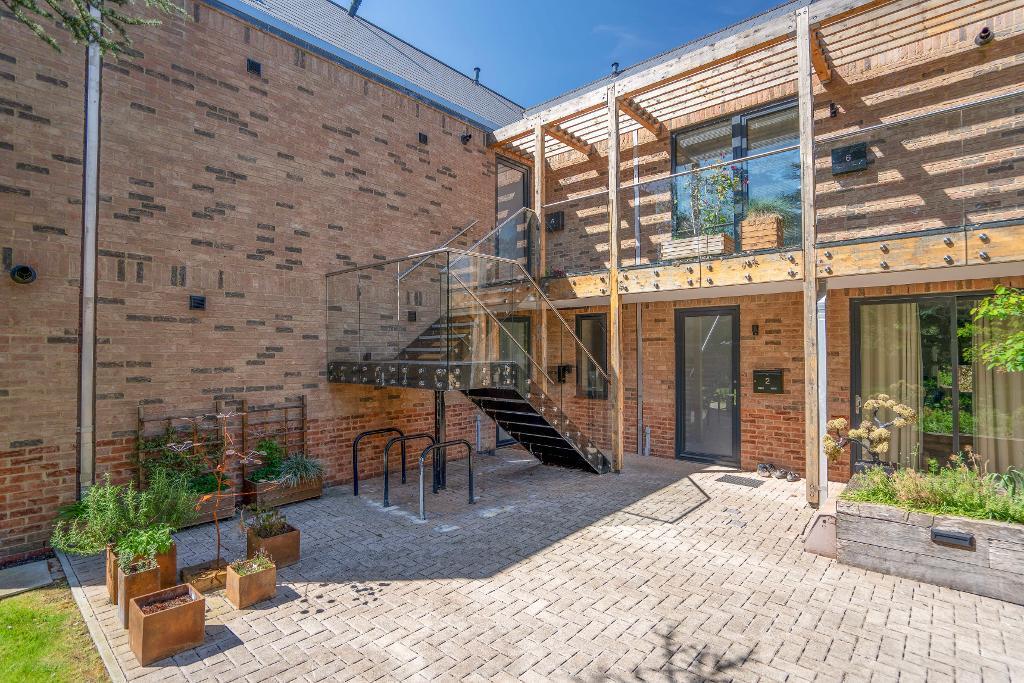 Stairs to the first floor apartment