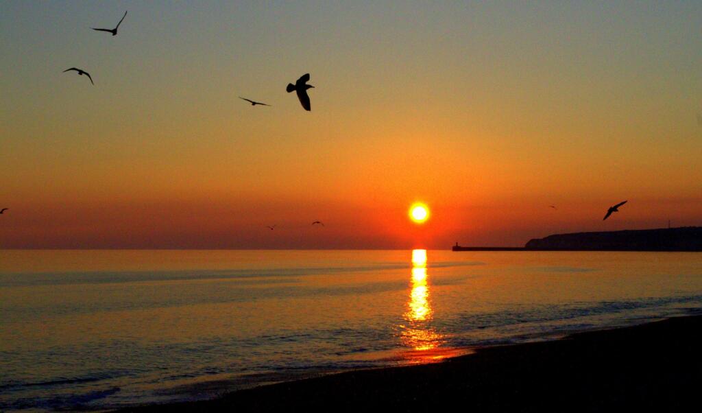 Sunsets on the beach