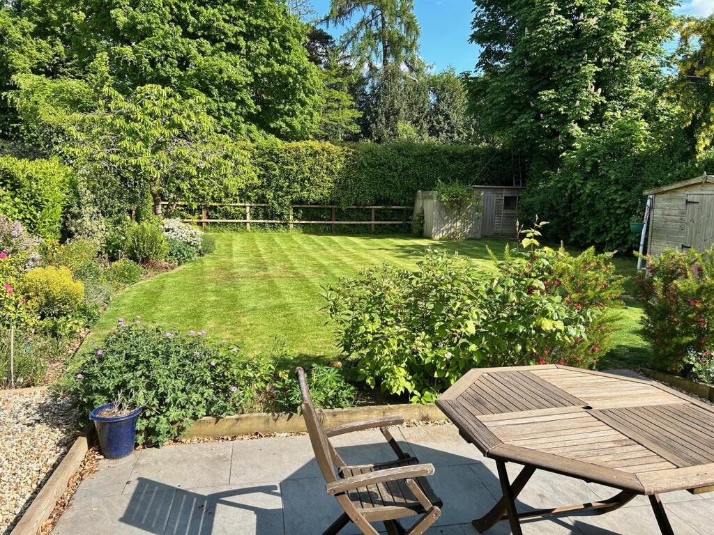 Rear garden
