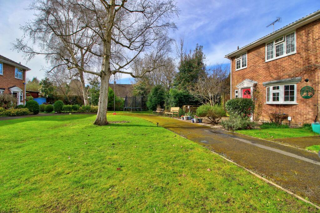 Private green space for just ten homes